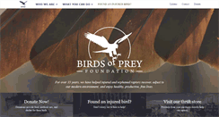 Desktop Screenshot of birds-of-prey.org