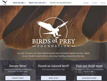 Tablet Screenshot of birds-of-prey.org